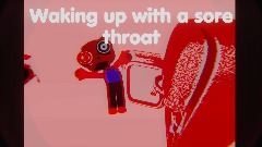 Waking up with a sore throat