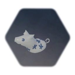 Porcelain pig