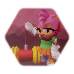 Sonic Dreams - Amy (But with a Cape)