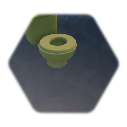Mustard toilet