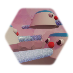 Spitting Clown Heads