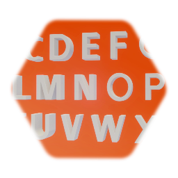 Sculpted Font/Letters