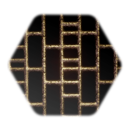 Golden Fancy Fence / Grate