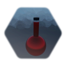 Potion Reaction Flask Red