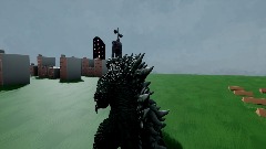 Godzilla vs Siren head