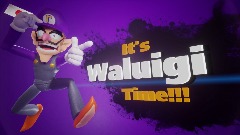 Waluigi Reveal Trailer Splash Screen