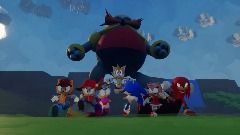 Team Sonic VS Death Egg Robot