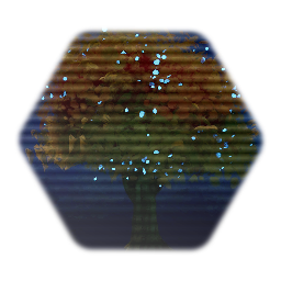 Autumn Tree with Lights