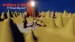 Wallace & Gromit: a Grand Day Out Diorama