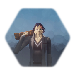 Remix of Japanese man with mustache