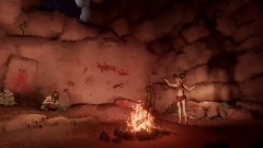 Stone age cave dance