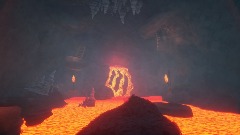 Mario in Volcano Cave