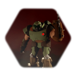 Cartoon Doom Slayer V.2