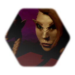 Elf head woman