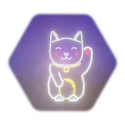 Neko cat sign