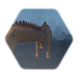 Remix of Diplodocus sculpture (Non Poseable version)
