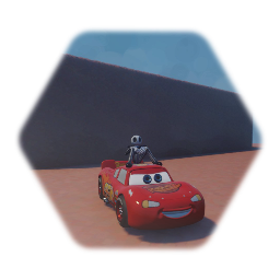 Lightning Mcqueen with set Disney Infinity characters