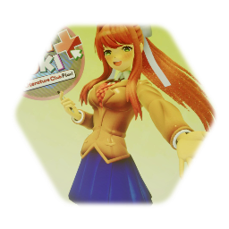 Monika from.(doki-doki literature club)