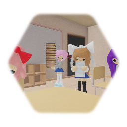 Monika, Sayori, Yuri And Natsuki