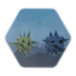 Spiked Metal Cubes