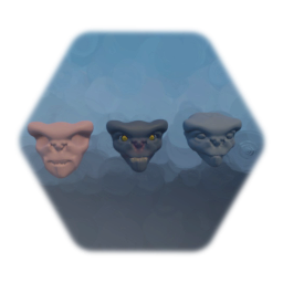 Gargoyle heads