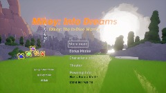 Mikey: Into Dreams Main Menu