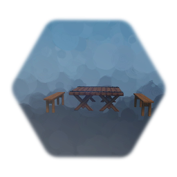 Legacy of Darkness Sitable Table & Benches