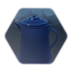 Blue Camping Pitcher