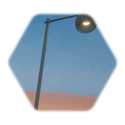 Midcentury Modern Gold Floor Lamp