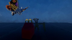 Godzilla eats agourmet Happy Meal from McDonald's