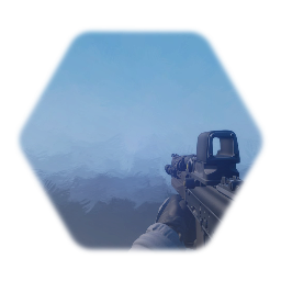 First person shooter soldier