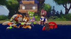 Sonic X Freedom Planet Scenes - Summer Fun