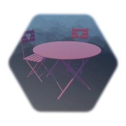 Petite table de jardin