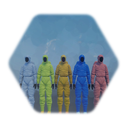 Remix of The backrooms  Hazmat suitg