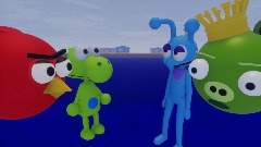 Angry Birds & Pet Alien - Funny Crossover Video