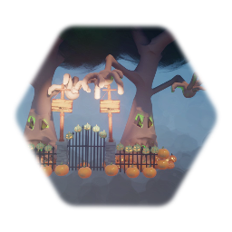 The Nightmare before Christmas fence