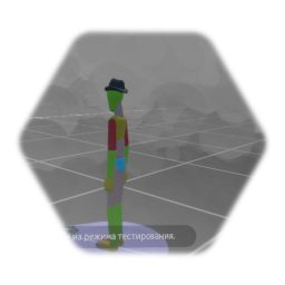 Кукла в шляпе