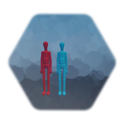 Fighting puppet and enemy A.I