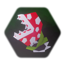 Origami Piranha Plant