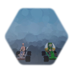 Kart puppet template and example