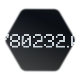 Pixel Font Number Display
