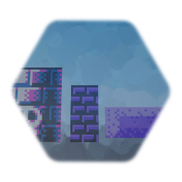 Pixel art Pirate Castle Elements