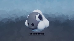 Oh its a sheep