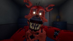 Nightmare foxy jumpscare