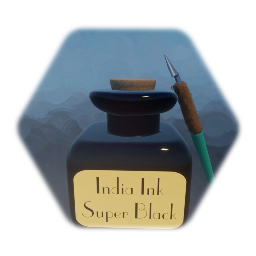 Ink bottle and pen