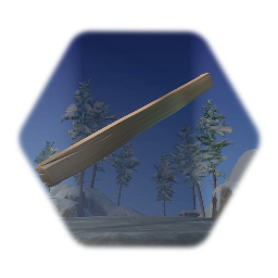 Wooden Beam (Spruce) (Long)