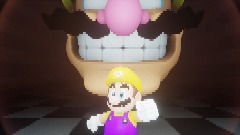 Wario running in his own apparition