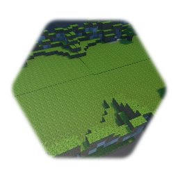 Part of a minecraft land