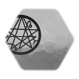 Black necronomicon gate symbol