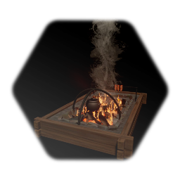Viking fire pit - Unexciting Asset Jam Template-Viking